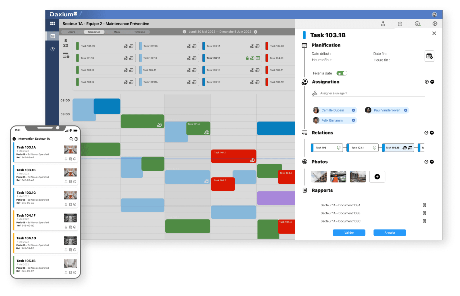 Daxium-plateforme-planification-des-taches-et-calendrier