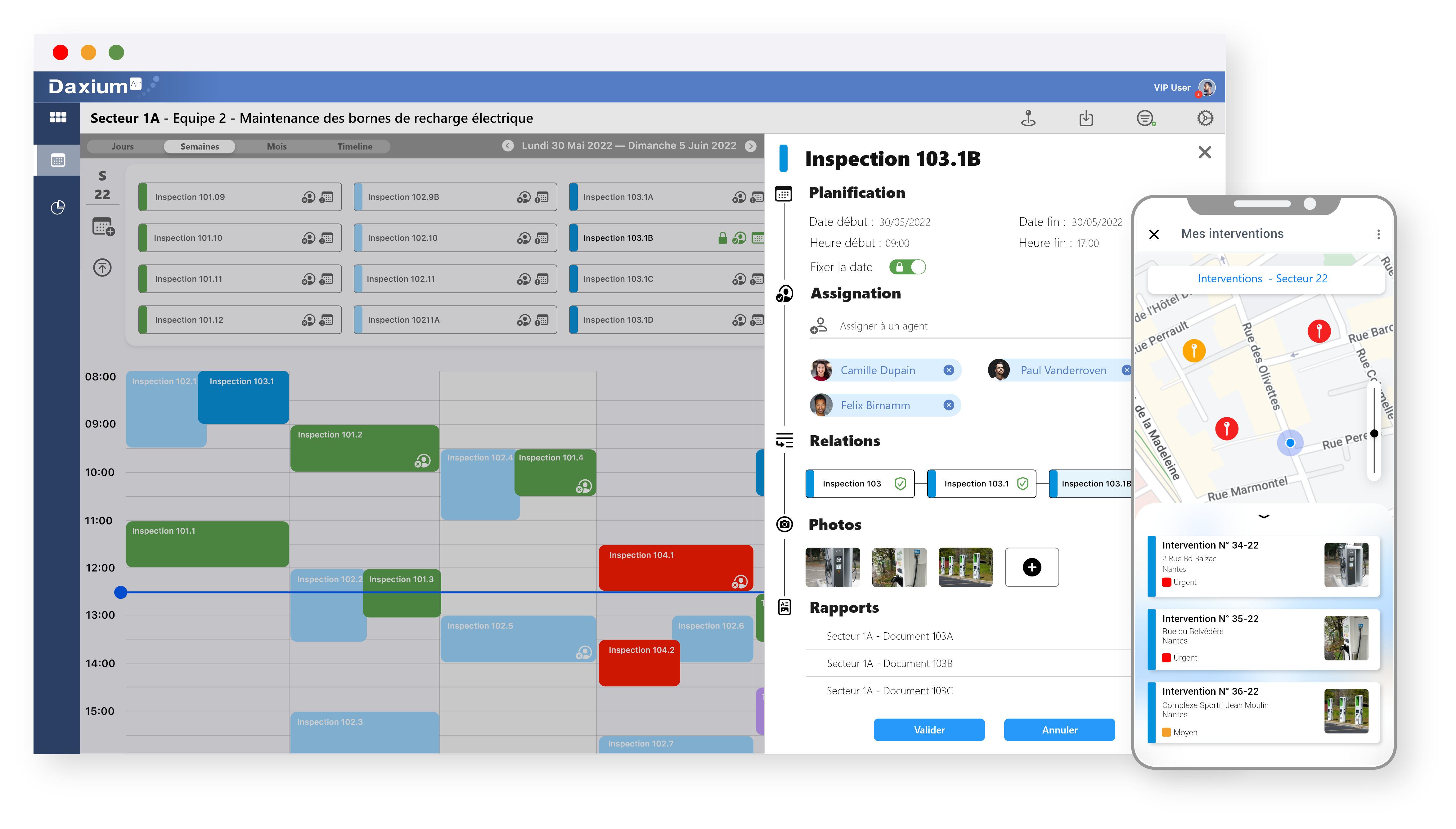 Manage maintenance scheduling