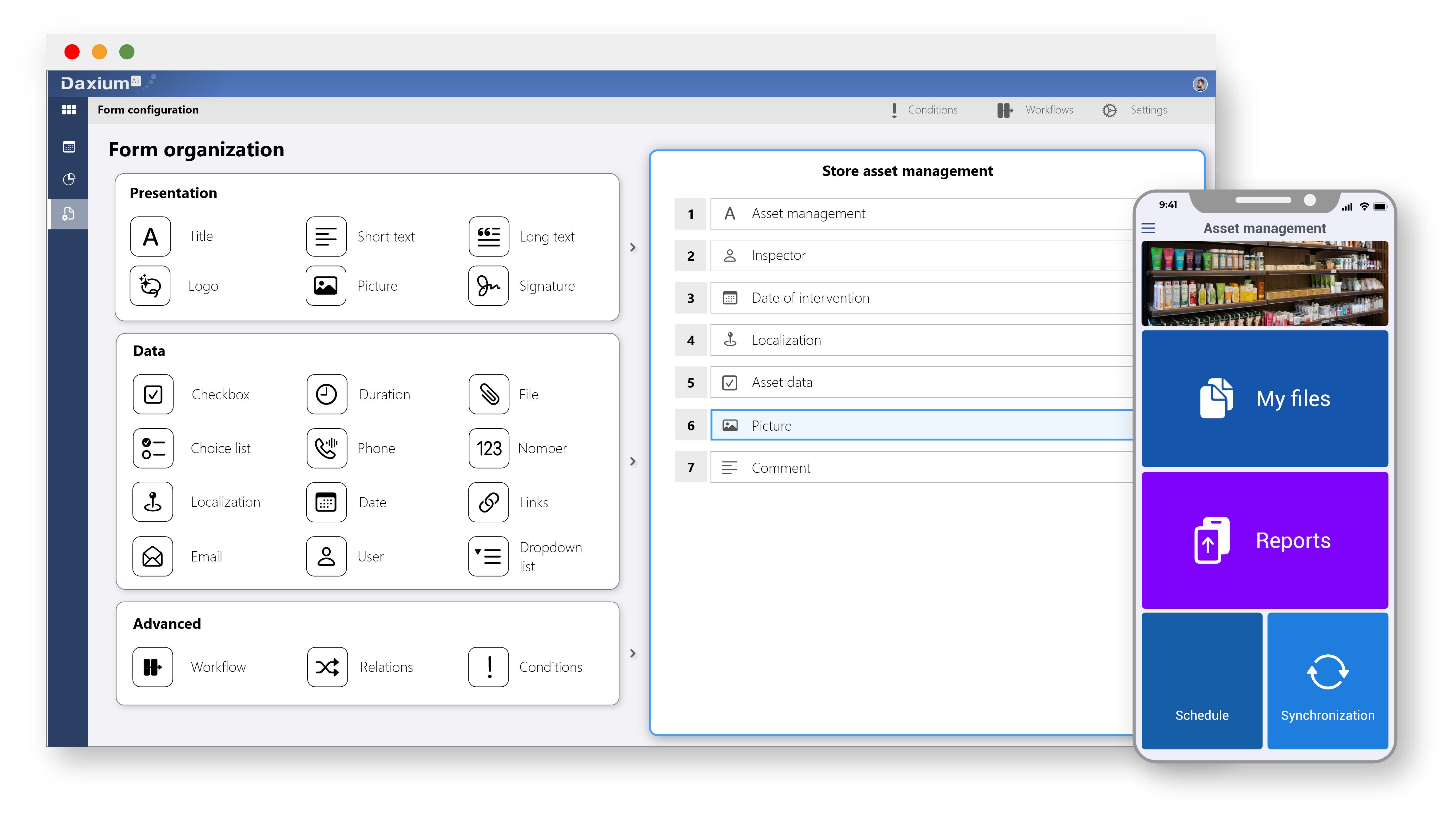 Customize your asset management app